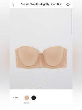Sunnie Strapless Lightly Lined Bra - Sands